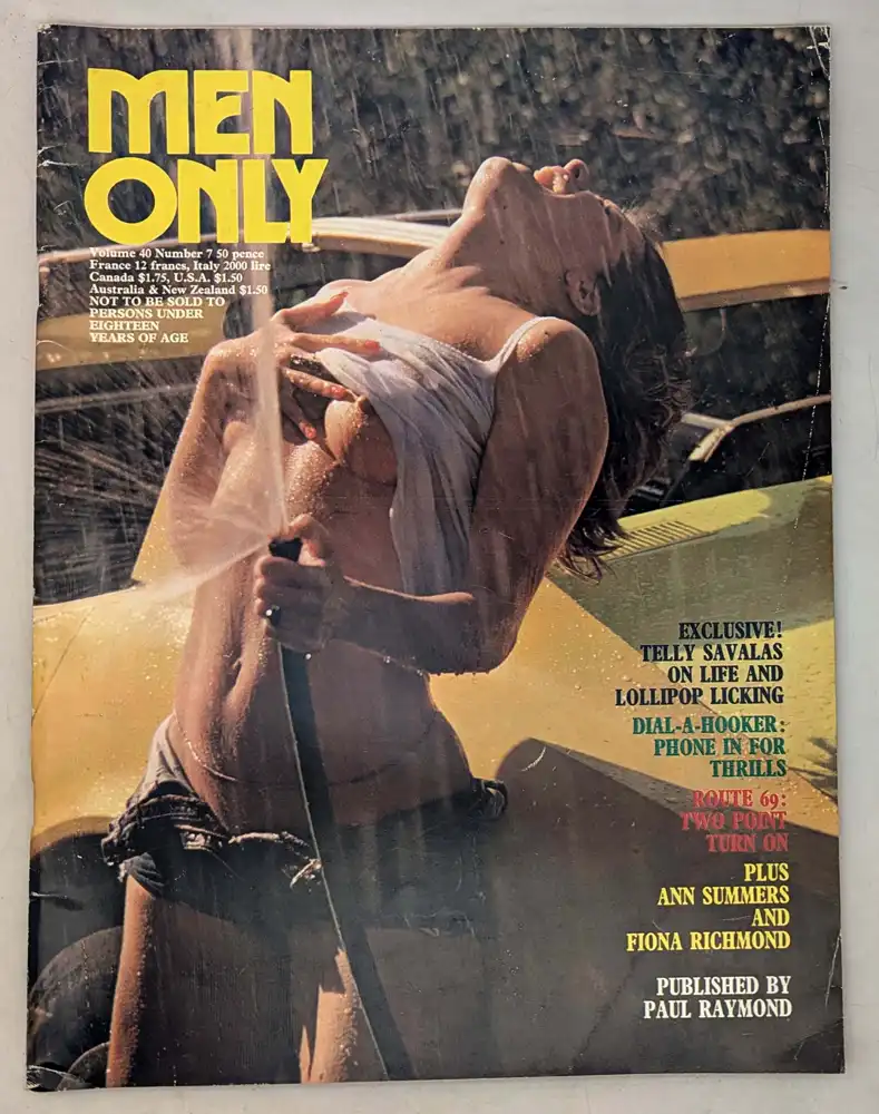 Men Only Vintage Adult Magazine - July 1975