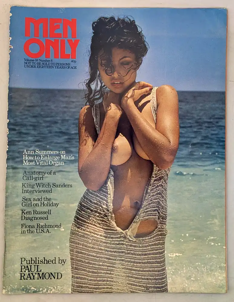 Men Only Vintage Adult Magazine - August 1973