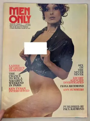Men Only Vintage Adult Magazine - August 1974