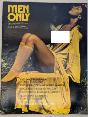 Men Only Vintage Adult Magazine - September 1974