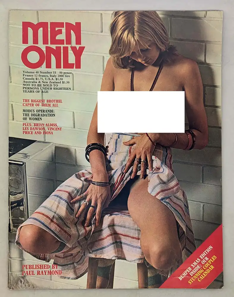 Men Only Vintage Adult Magazine - November 1975