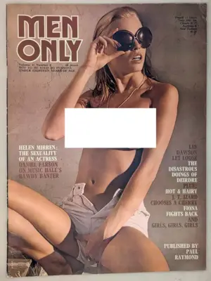 Men Only Vintage Adult Magazine - April 1976
