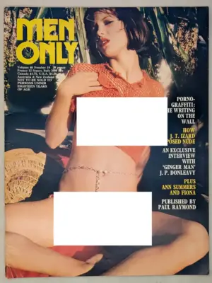 Men Only Vintage Adult Magazine - October 1975