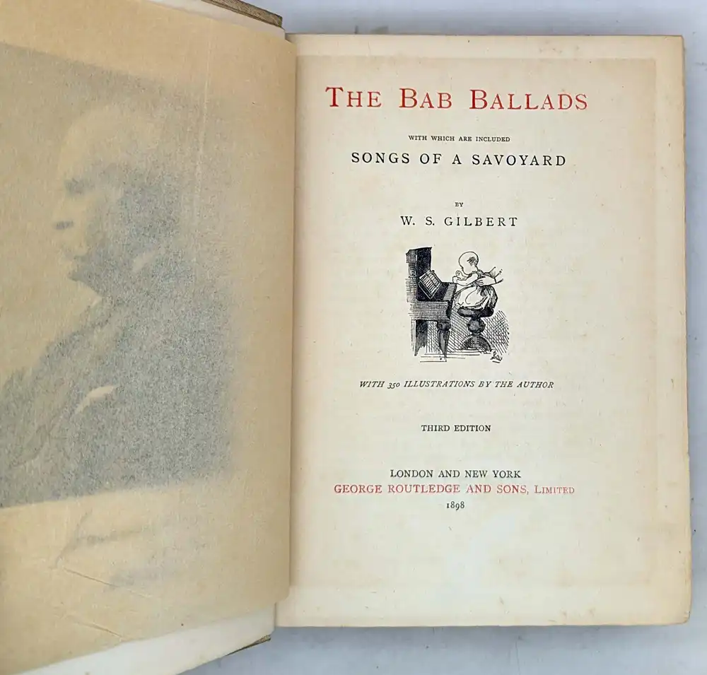 The Bab Ballads - W.S. Gilbert 1898 | 1st Edition The History of Don Quixote of the Mancha - Thomas Shelton 1923