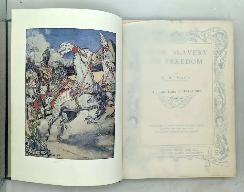 From Slavery to Freedom- S.B. Macy, Tony Sarg Illus. 1910 | 1st Edition