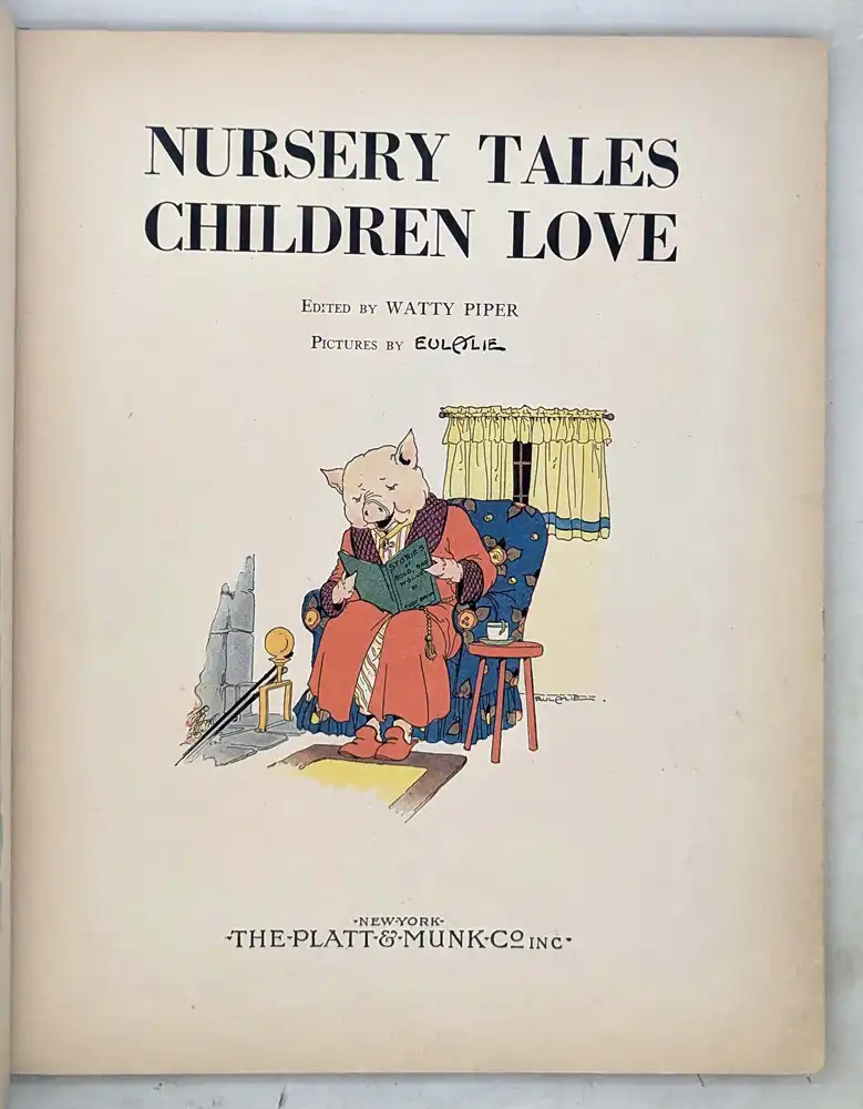 Nursery Tales Children Love - Eulalie 1933 (Black Sambo)